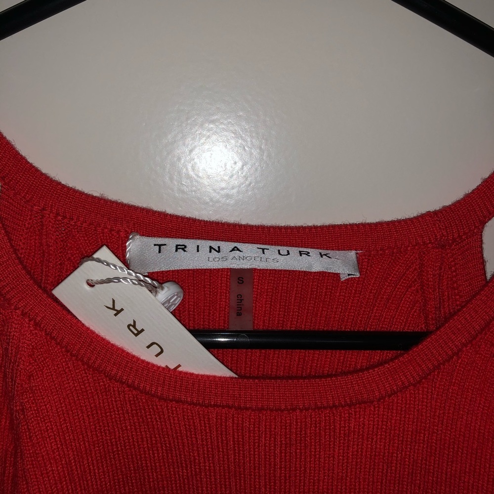 Trina Turk red top